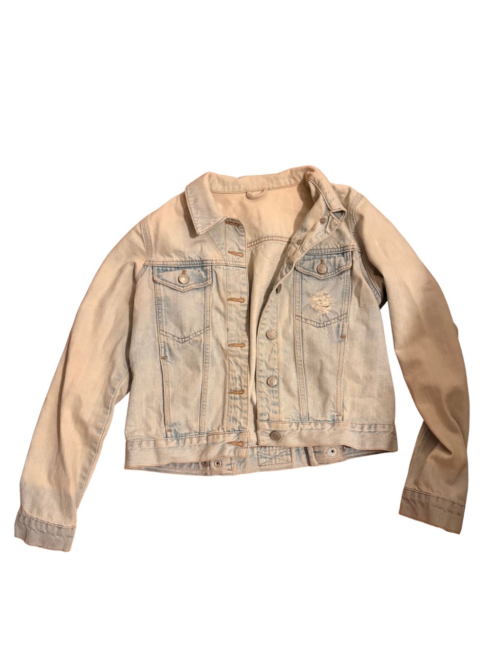 Topshop Light Wash Denim Jacket